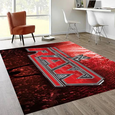 Navak Carpet Wrestling Sports W-Wwe Printed Carpet Non -slip Carpet Bedroom Decor Carpet for Living Room Carpet Home Decor