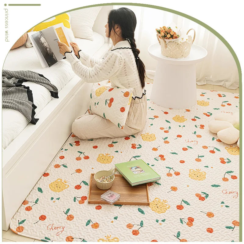Navak Carpet Floor Mats Thickness Cotton Cushion Baby Crawling Carpets Nursery Bedroom Nap Mat Children's Play Rug Living Room Kid's Seat Pad