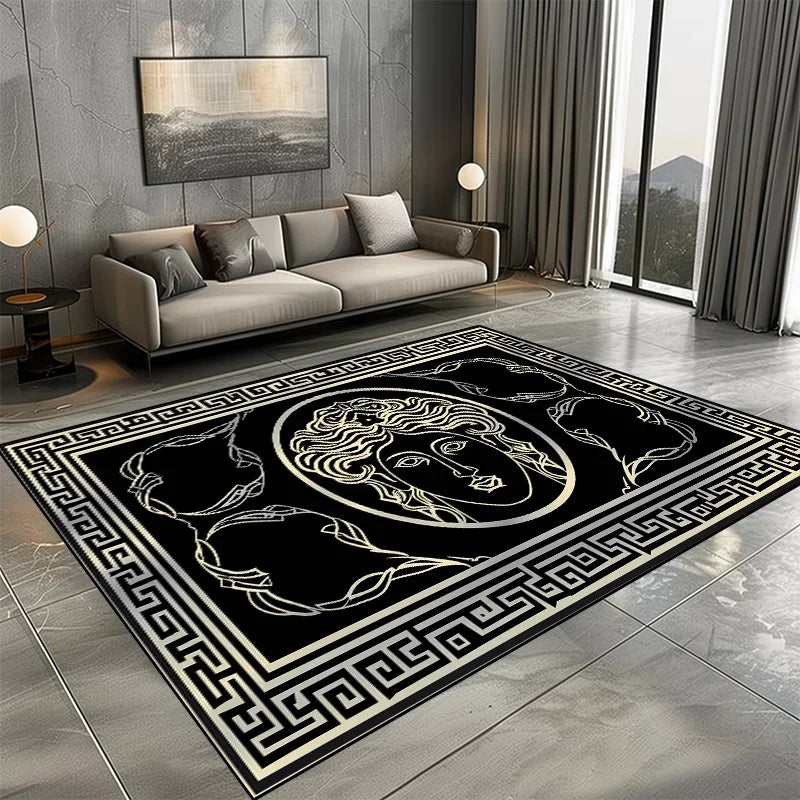 Navak Carpet Modern Luxury Carpet for Living Room Fashion Design Big Size Rugs Cloakroom Non-slip Floor Mats Bedroom Bedside Soft Carpets