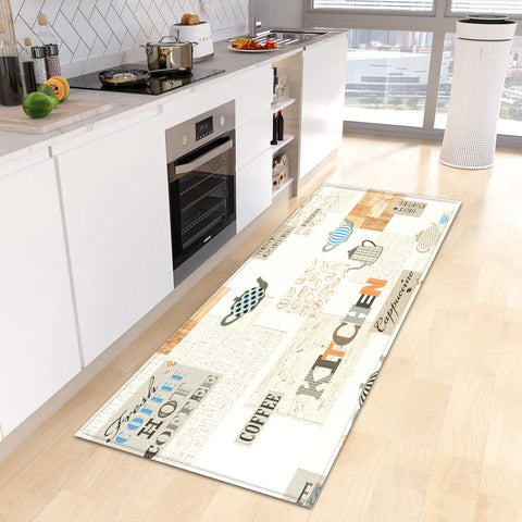 Navak Carpet Entrance Doormat House Kitchen Rug Coffee Bathroom Hallway Decoration Carpet Living Room Bedroom Floor Balcony Non-Slip Foot Mat