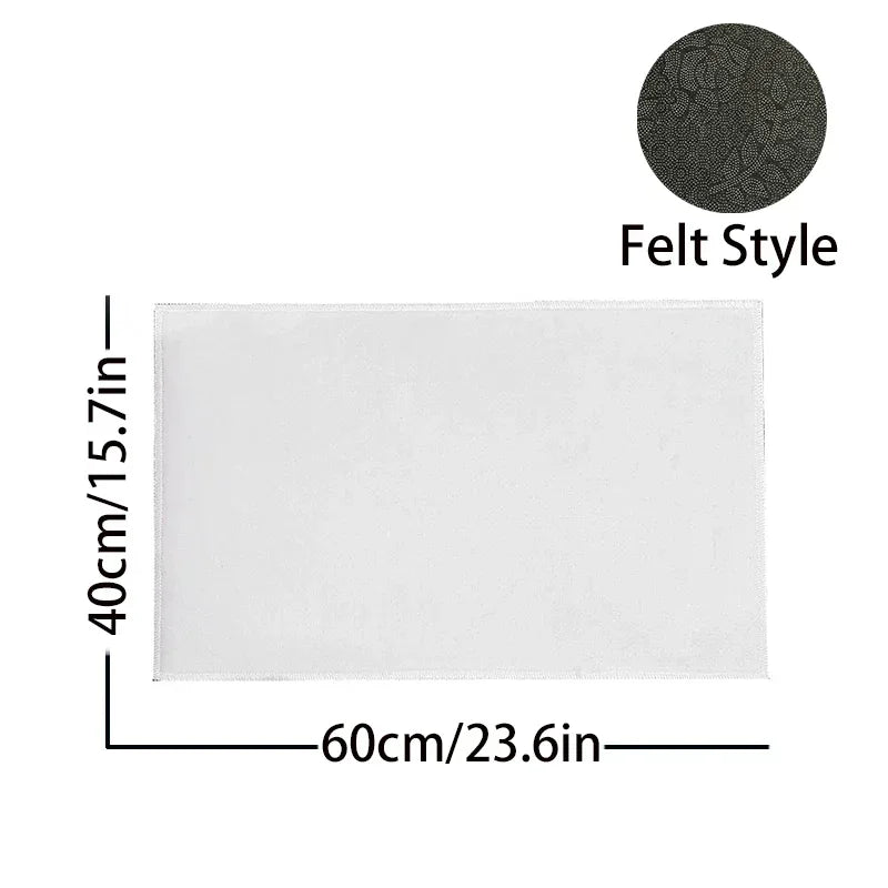 Navak Carpet French Bulldog Anti Slip DoorMat Interesting "Visitor Must Be Approved" Welcome Felt Rug Polyester Decorative Living Room Carpet