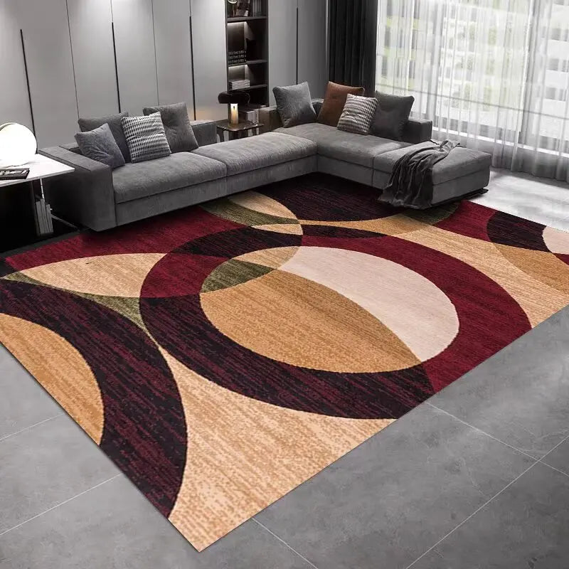 Navak Carpet INS Nordic Abstract Geometric Large Carpets for Living Room Home Room Decoration Plush Lounge Rug Cloakroom Floor Mats Antiskid
