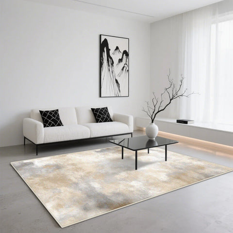 Navak Carpet Abstract Art Style CARPET FOR LIVE ROOM Light Luxury Decoration Home Non-slip Washable Rug Minimalism Bedroom Fluffy Soft Mats