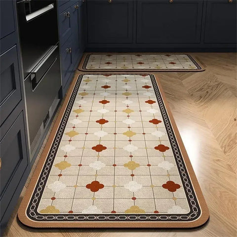 Navak Carpet Exclusive Picks Upgraded Material Kitchen Bathroom Living Room Laundry Room Stain-resistant Washable Thickened Carpet Rugs Home Decor