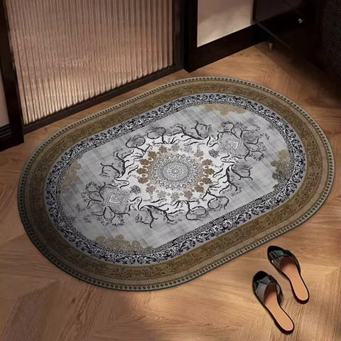 Navak Carpet Exclusive Picks Bohemian Oval Rug Kitchen Bathroom Doormat Entryway Door Mat Square Living Room Bedroom Area Rug Home Decor