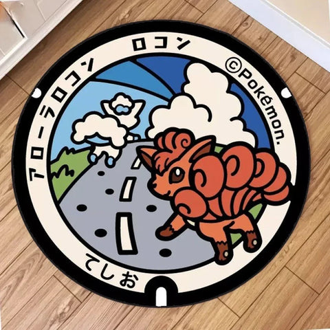 Navak Carpet NEW Daily Picks Kawaii Pokemon Rug for Living Room Decor Lounge Balcony Sofa Mat Bedroom Soft Rug Swivel Chair Mat Kids Gift