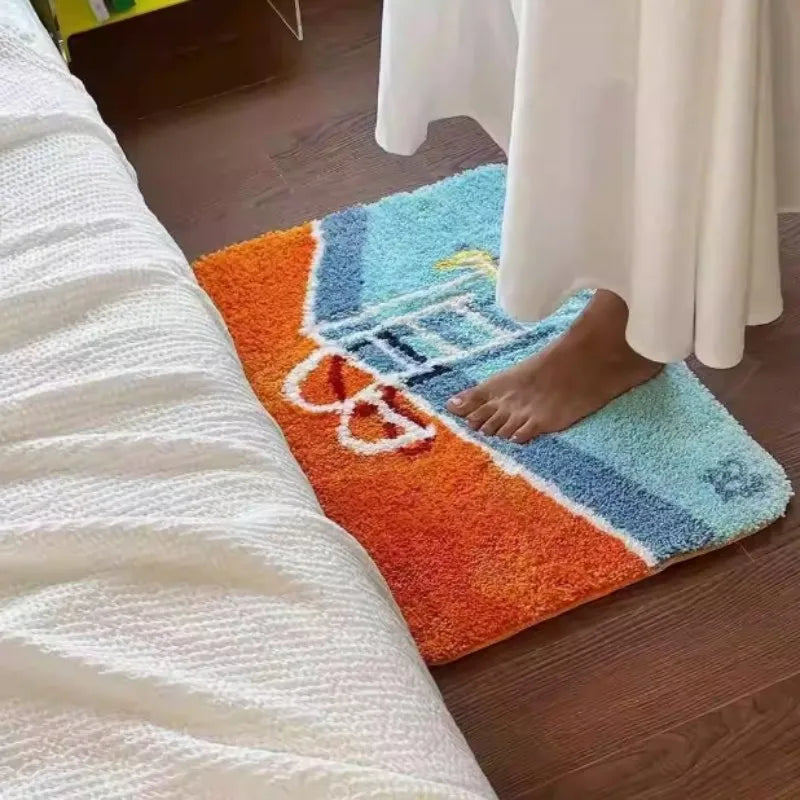 Navak Carpet Exclusive Picks Ins Carpet Non-Slip Entry Door Entry Bedroom Bathroom Bathroom Floor Mat Bedside Living Room Home Decoration Carpet