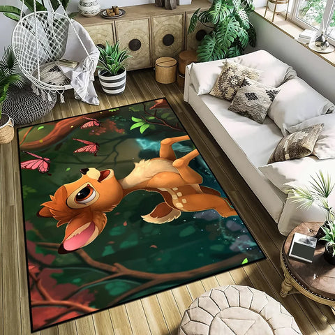 Navak Carpet Door bambi Disney Mat Anti-Slip Kitchen Bedroom Handmade Tufted Rug Carpet Living Room Daily Picks Entrance Decoration