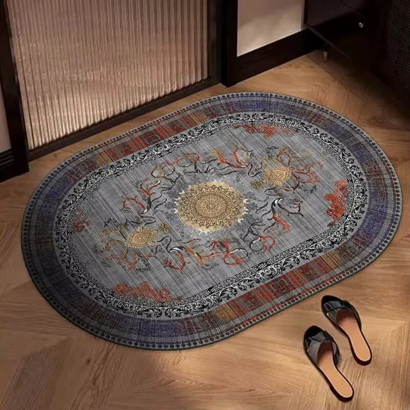 Navak Carpet Exclusive Picks Bohemian Oval Rug Kitchen Bathroom Doormat Entryway Door Mat Square Living Room Bedroom Area Rug Home Decor