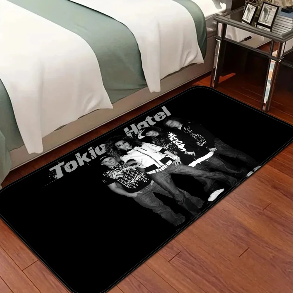 Navak Carpet Tokio Hotel Band printed Room Mats er Anti-slip Modern Living Room Balcony Printed Welcome Rug