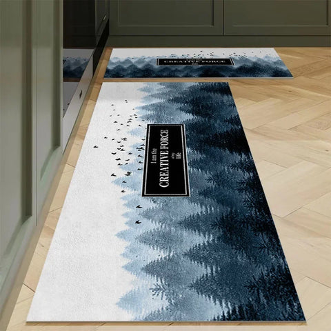 Navak Carpet Polyster Kitchen Carpet Mats for Floor Bedroom Living Room Area Rug Soft Washable Carpet Anti Slip Bathroom Entrance Doormat