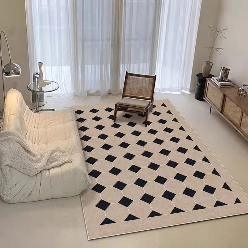 Navak Carpet Living Room Carpet Brown Patterned Rug Big Size Home Decoration Floor Mat Soft Plush Room Decor Large Area Rugs Shaggy Bedroom