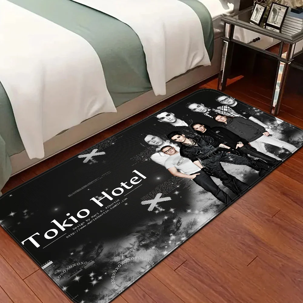 Navak Carpet Tokio Hotel Band printed Room Mats er Anti-slip Modern Living Room Balcony Printed Welcome Rug