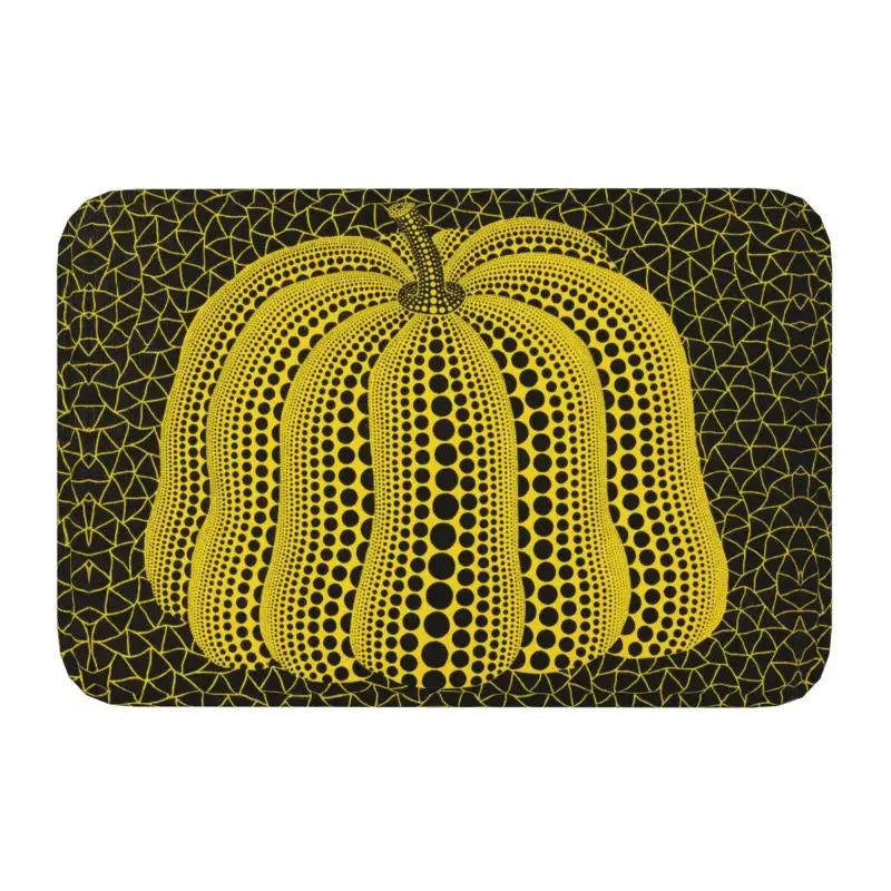 Navak Carpet Custom Yayoi Kusama Abstract Painting Doormat Non-Slip Entrance Bathroom Kitchen Door Floor Mat Garage Rug Carpet Footpad