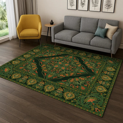 Navak Carpet Persian Bohemian Style Area Rug, Non-Slip Floor Mat for Living Room & Bedroom, Elegant Home Decor Carpet