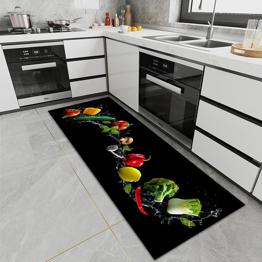 Navak Carpet Kitchen Rug Durable Home Entrance Doormat High-end Kitchen Mats for Floor Waterproof House Hold Washable Non-slip Large Carpet