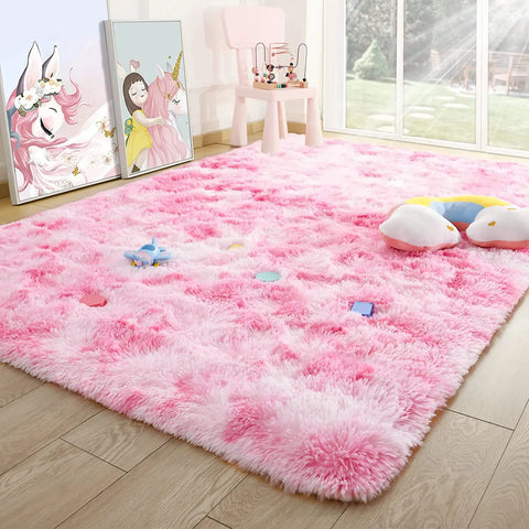Navak Carpet Soft Fluffy Carpet For Modern Home Decor Living Room Sofa Area Rugs Children's Room Bedroom Cushion Tie Dyed Dormitory Carpets