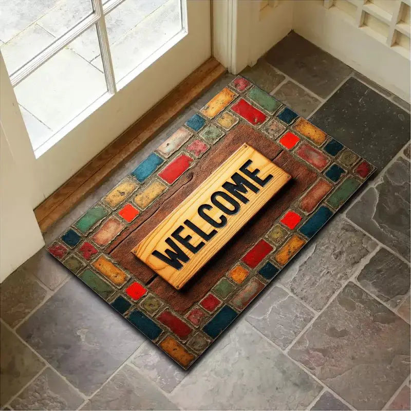 Navak Carpet Exclusive Picks Scandinavian Entryway Easy-to-clean Non-slip Water-absorbent Entry Door Mat Interior Decoration