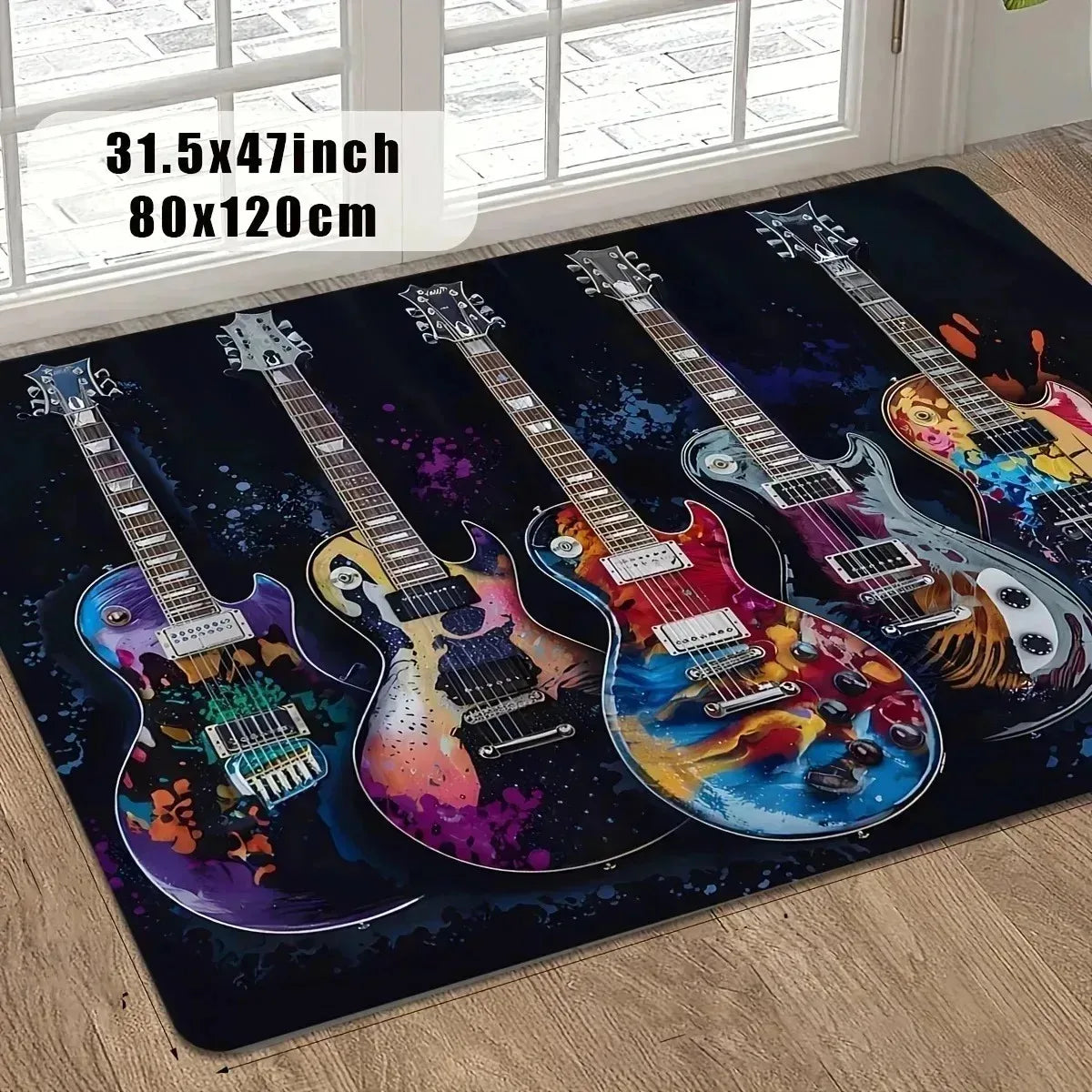 Navak Carpet 1PC 3D pattern Landscape Door Mats Kitchen Rugs Non-Slip Pop design Bathroom Rugs Bath Mat Carpet for Home Sink Laundry Decor
