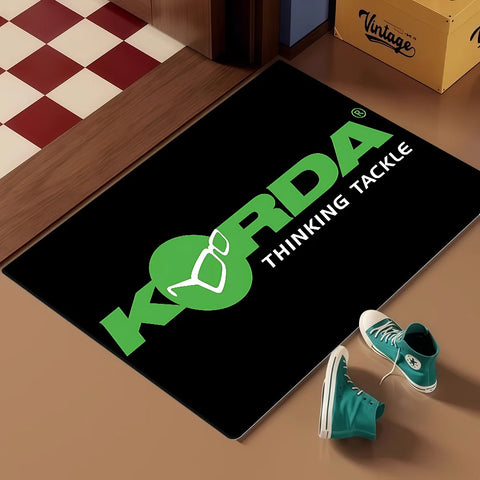Navak Carpet K-Korda Fishing Logo Floor Mat Kids Room Bedroom Decoration Balcony Anti-Slip Doormat Living Room Welcome Rug
