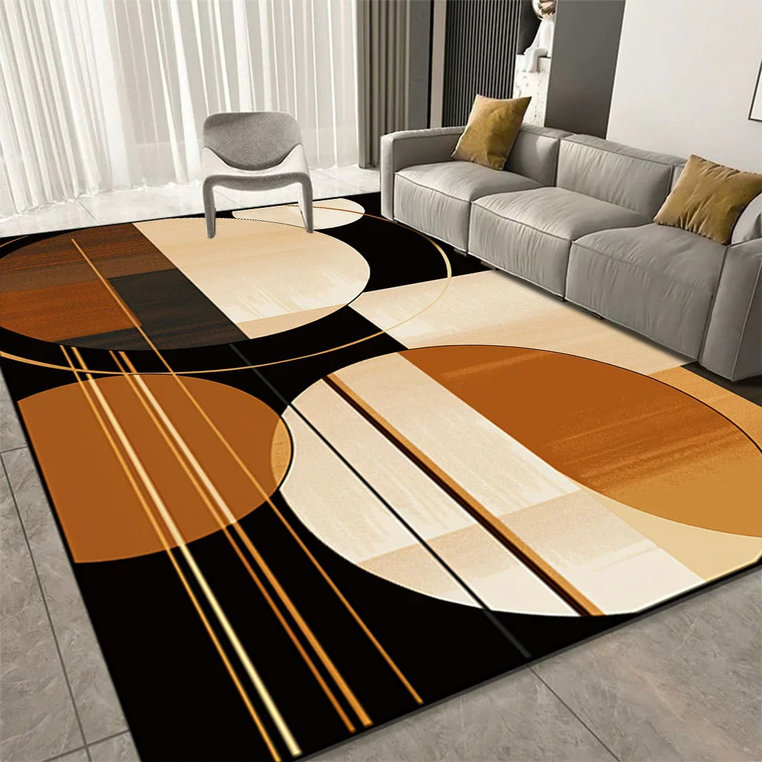 Navak Carpet Luxury Geometric Carpets for Living Room Decoration Sofa Large Area Home Rugs for Bedroom Soft Non-slip Mat for Children Коврик