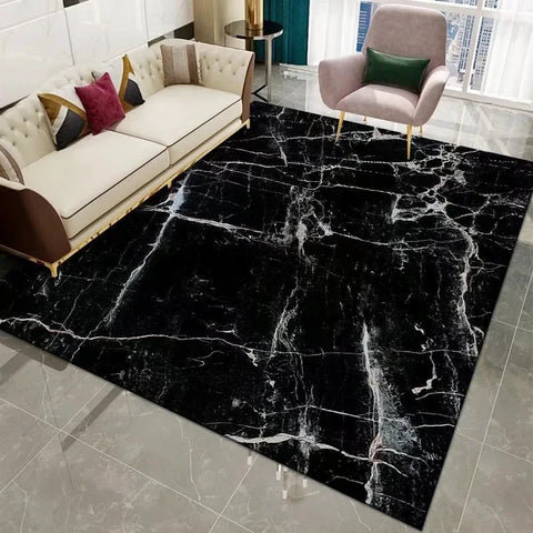 Navak Carpet Luxury Nordic Flannel Carpets for Living Room Sofa Beside Texture Decoration Bedroom Rug Large Size Non-slip Washable Lounge Mat