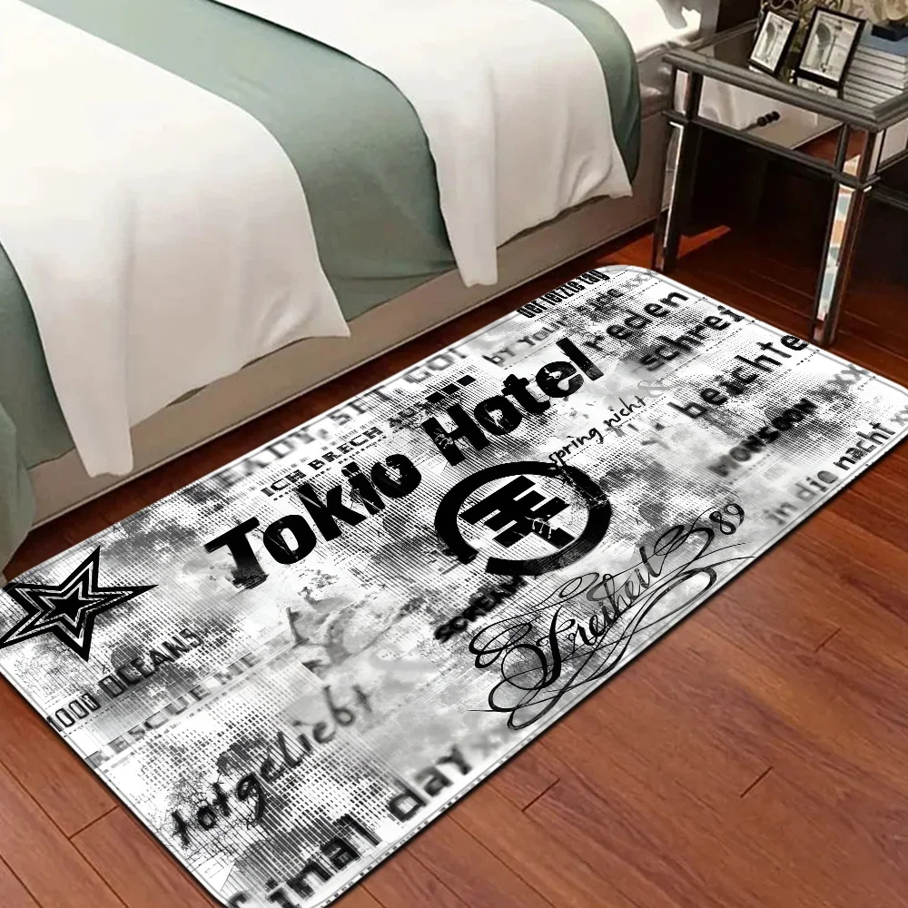 Navak Carpet Tokio Hotel Band printed Room Mats er Anti-slip Modern Living Room Balcony Printed Welcome Rug