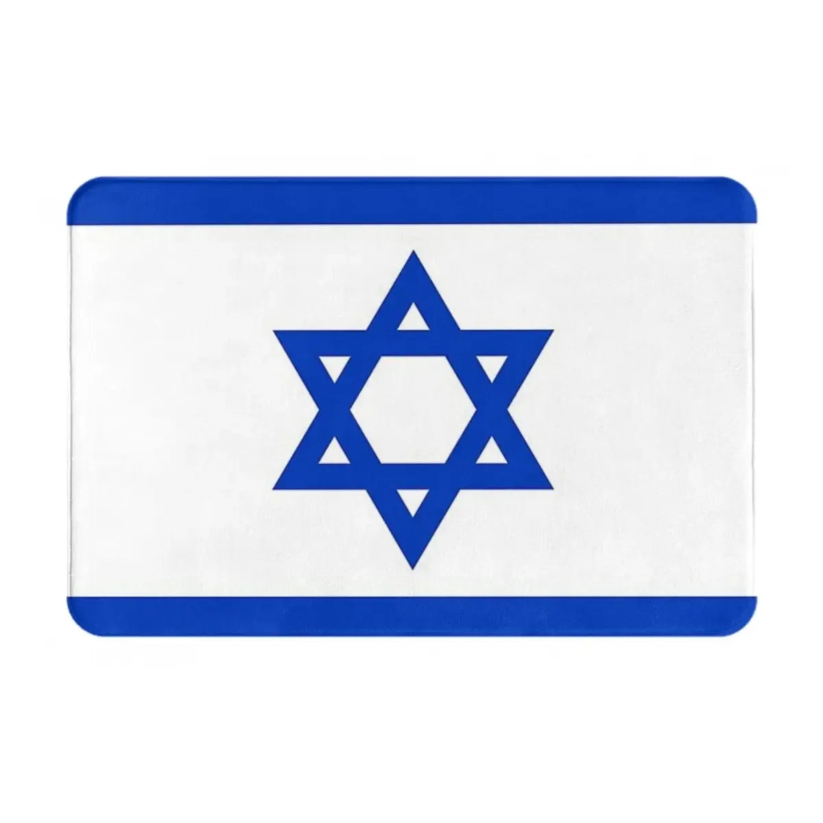 Navak Carpet Israel Flag Anti-slip Doormat Floor Mat Sand Scraping Carpet Rug for Kitchen Entrance Home Bathroom Living room Footpad Mats