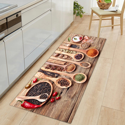 Navak Carpet Modern Kitchen Mat Home Entrance Doormat Hallway Bedroom Living Room Decoration Floor Carpet Balcony Bathroom Anti-Slip Long Rug