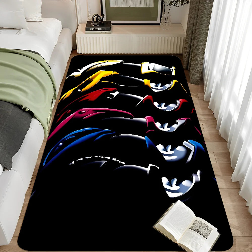 Navak Carpet Mighty Morphin Power Rangers Floor Bathroom Mat Kids Room Bedroom Decoration Balcony Anti-Slip Doormat Living Room Welcome Rug