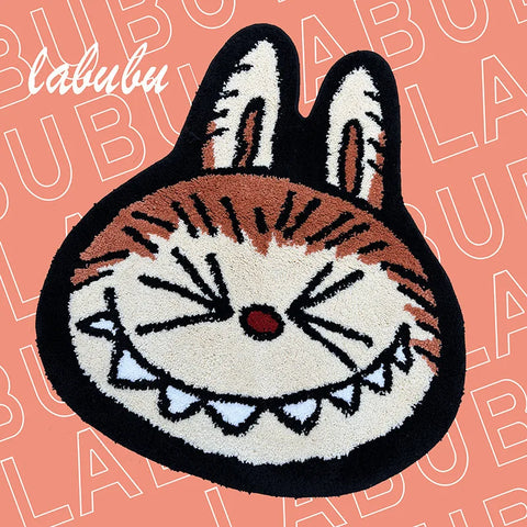 Navak Carpet Exclusive Picks 1pc Cartoon Animal Decorative Carpet Bedroom Carpet Fluffy Bedside Rug Faux Cashmere Floor Mat Soft Anti-slip Bath Mat