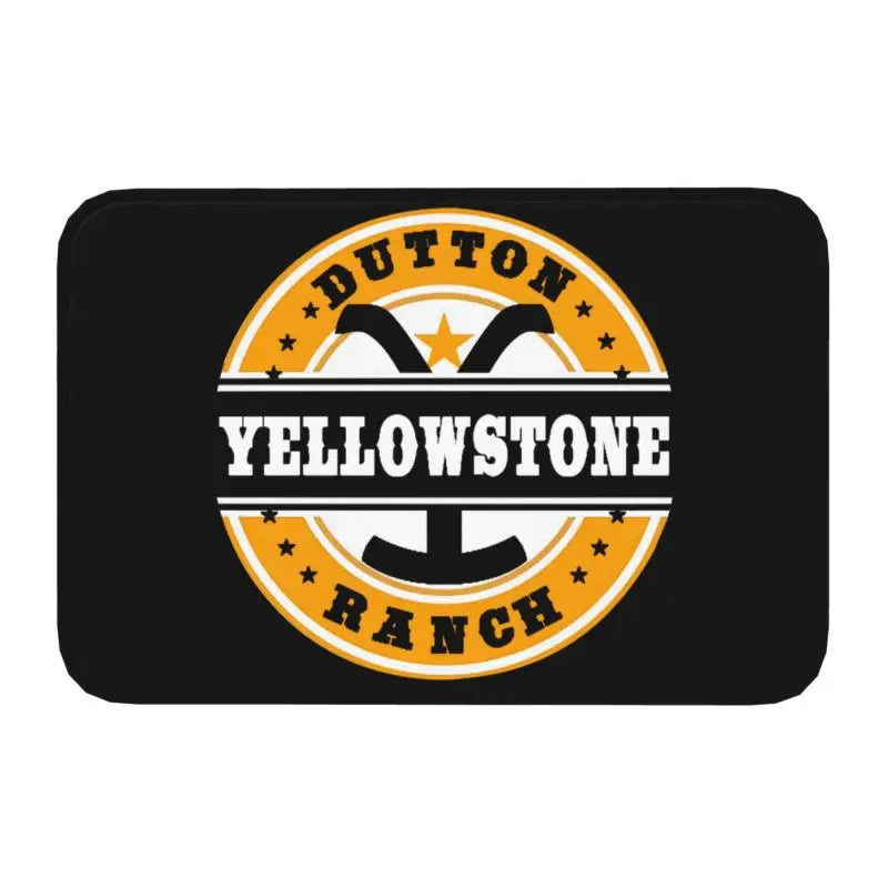 Navak Carpet Yellowstone Front Door Mat Anti-Slip Indoor Quick Dry Dutton Ranch Doormat Kitchen Balcony Entrance Rug Carpet
