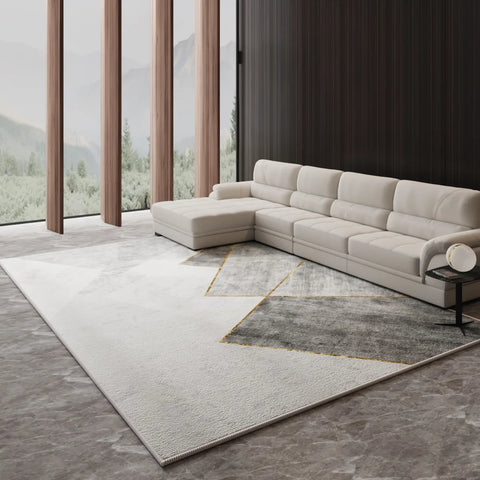 Navak Carpet Nordic Light Luxury Area Rug – Large Living Room Carpet | For Under Sofa & Coffee Table, Bedroom & Lounge Decor