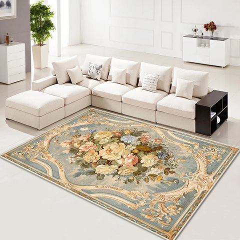 Navak Carpet Luxury Living Room Carpet Nordic Style Retro Decoration Home Sofa Area Large Rugs Bedroom Bedside Non-slip Soft Floor Mats Ковер