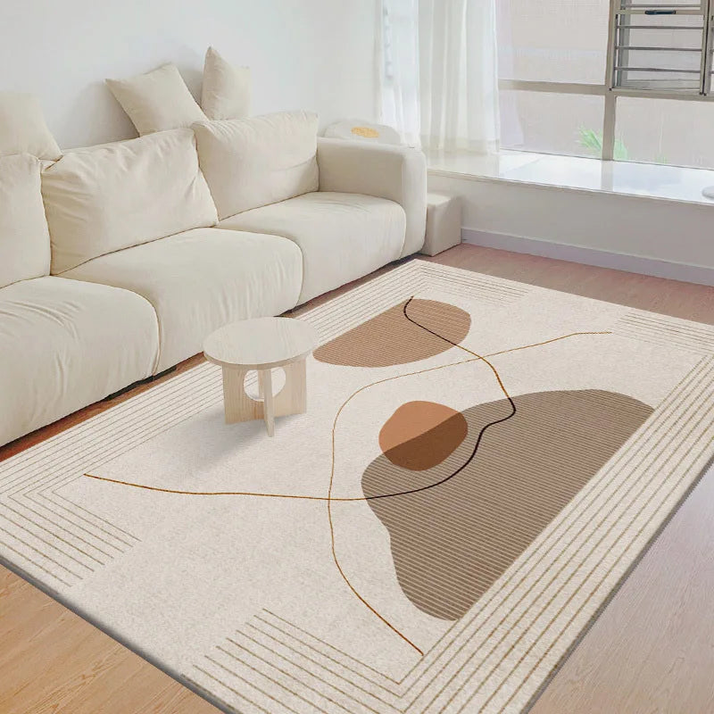 Navak Carpet Exclusive Picks Nordic simple geometric crystal velvet large carpet living room mat family sofa balcony corridor non-slip decorative Rugs