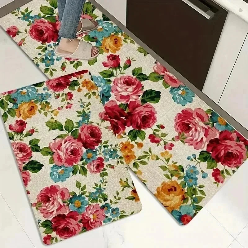 Navak Carpet 1PC Charactors pattern Kitchen Rugs Non-Slip Home Door Mats Pop design Bathroom Rugs Bath Mat Carpet for Home Sink Laundry Decor