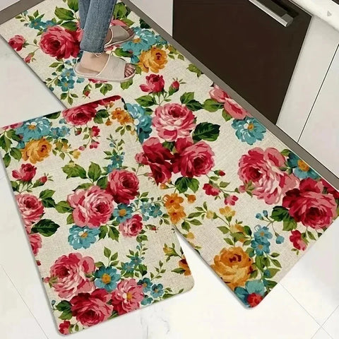 Navak Carpet 1PC Charactors pattern Kitchen Rugs Non-Slip Home Door Mats Pop design Bathroom Rugs Bath Mat Carpet for Home Sink Laundry Decor
