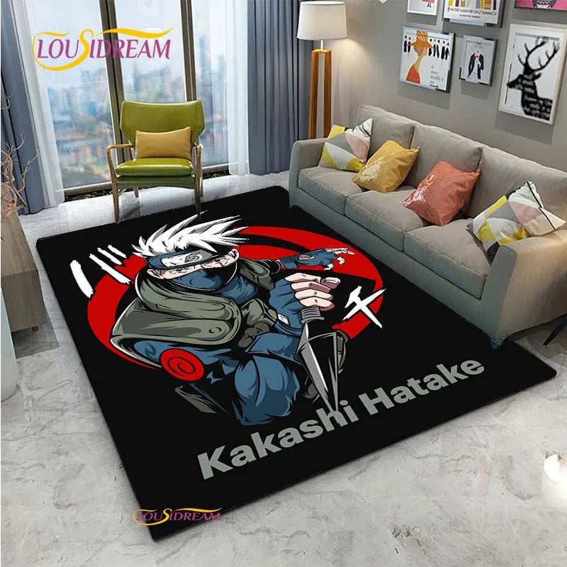 Navak Carpet Naruto Cartoon Anime Carpet for Living Room Bedroom Cute Rugs Kitchen Table Door Kids Un-slip Floor Mats Alfombra Birthday gift