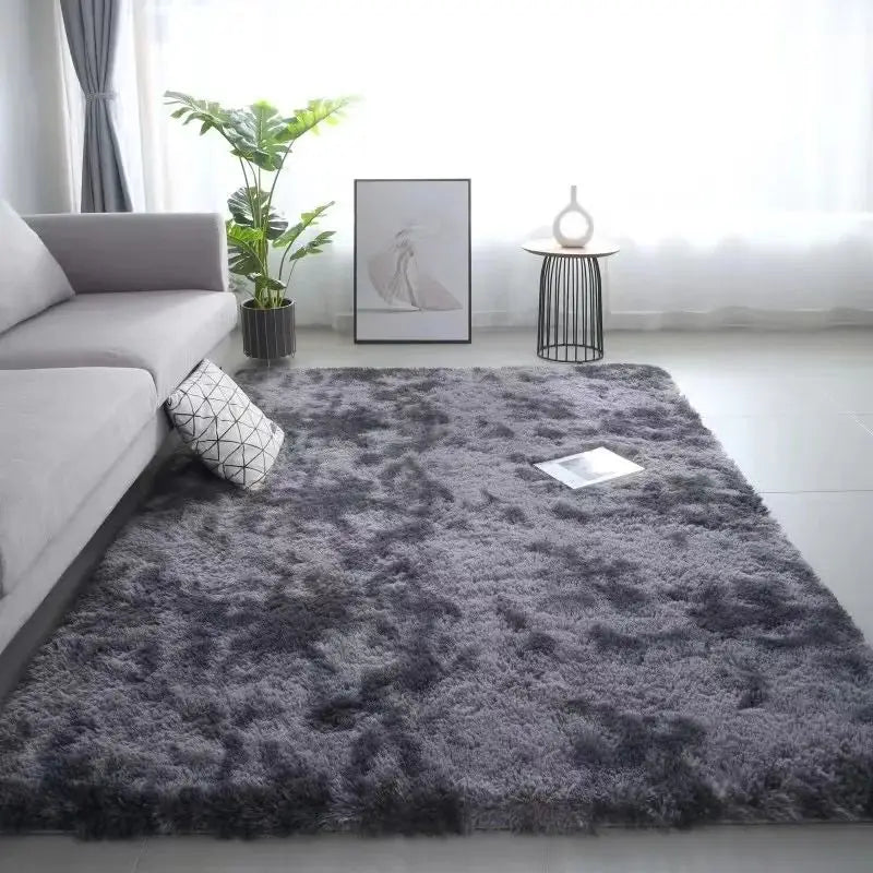 Navak Carpet Exclusive Picks Silk Wool Rugs Children's Room Living Room Bedroom Tie-Dye Non-Slip Washable Machine Washable Carpet Mats
