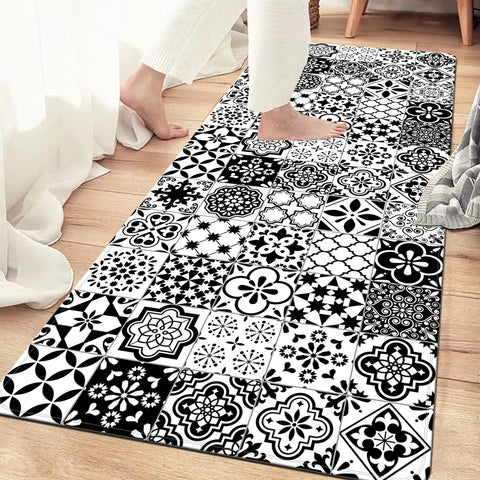 Navak Carpet Exclusive Picks Mandala Patchwork Bedroom Carpet Bathroom Non-Slip Floor Rugs Used In Living Room LaundryRoom Kitchen Home Decoration Mat