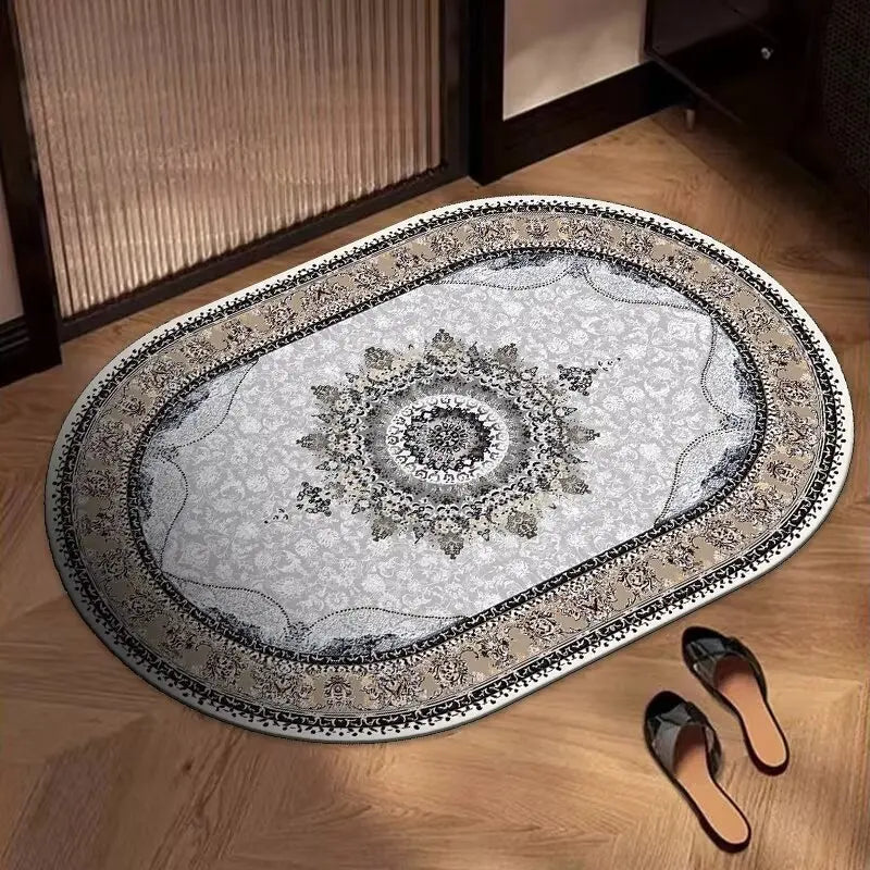 Navak Carpet Exclusive Picks Bohemian Oval Rug Kitchen Bathroom Doormat Entryway Door Mat Square Living Room Bedroom Area Rug Home Decor