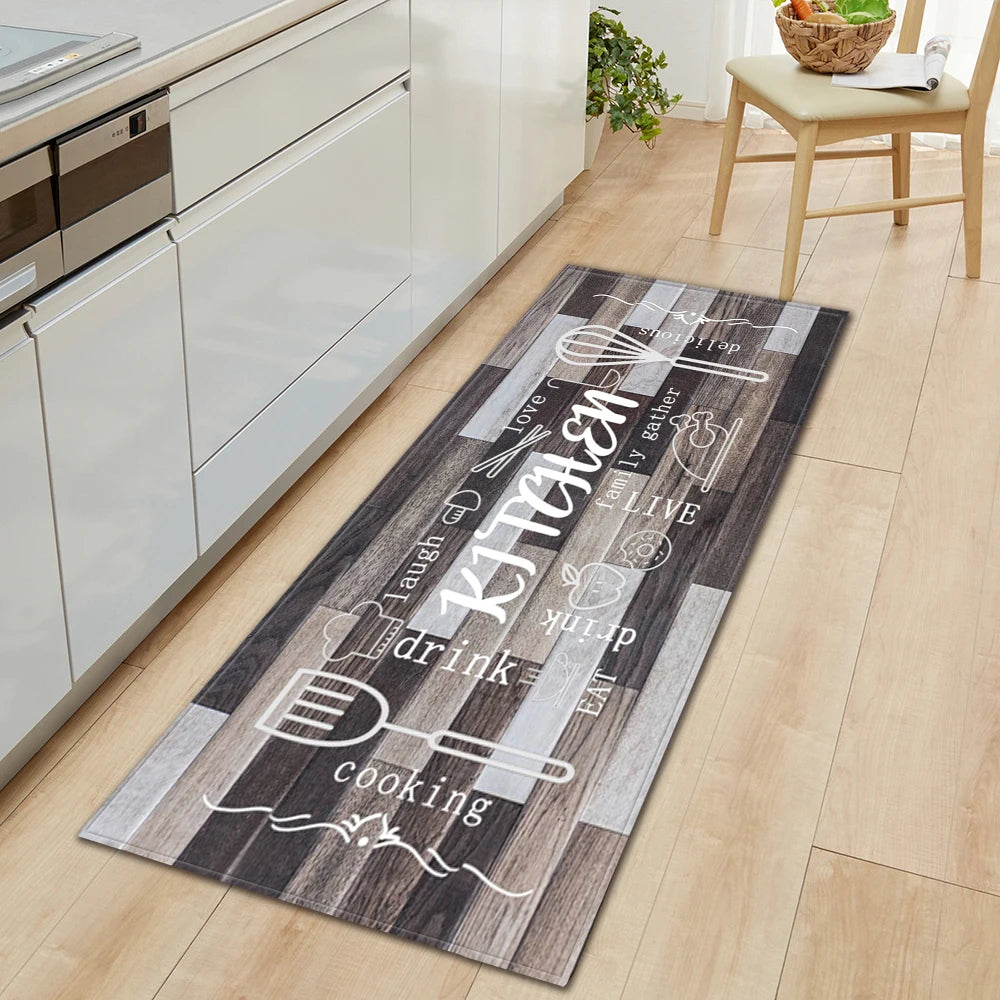 Navak Carpet Kitchen Mat Entrance Doormat Home Living Room Hallway Decoration Carpet House Balcony Bath Door Bedroom Floor Non-Slip Foot Rug