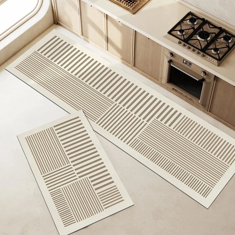 Navak Carpet Super Absorbent Kitchen Floor Mat Long Diatomite Kitchen Rug Soft Washable Carpets Anti Slip Bathroom Entrance Doormat 주방매트