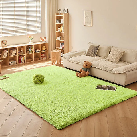 Navak Carpet Soft Lamb Wool Carpet For Children's Bedroom Foot Rugs Fluffy Plush Game Crawling Mat Balcony Cushion Home Decoration Pet Mats