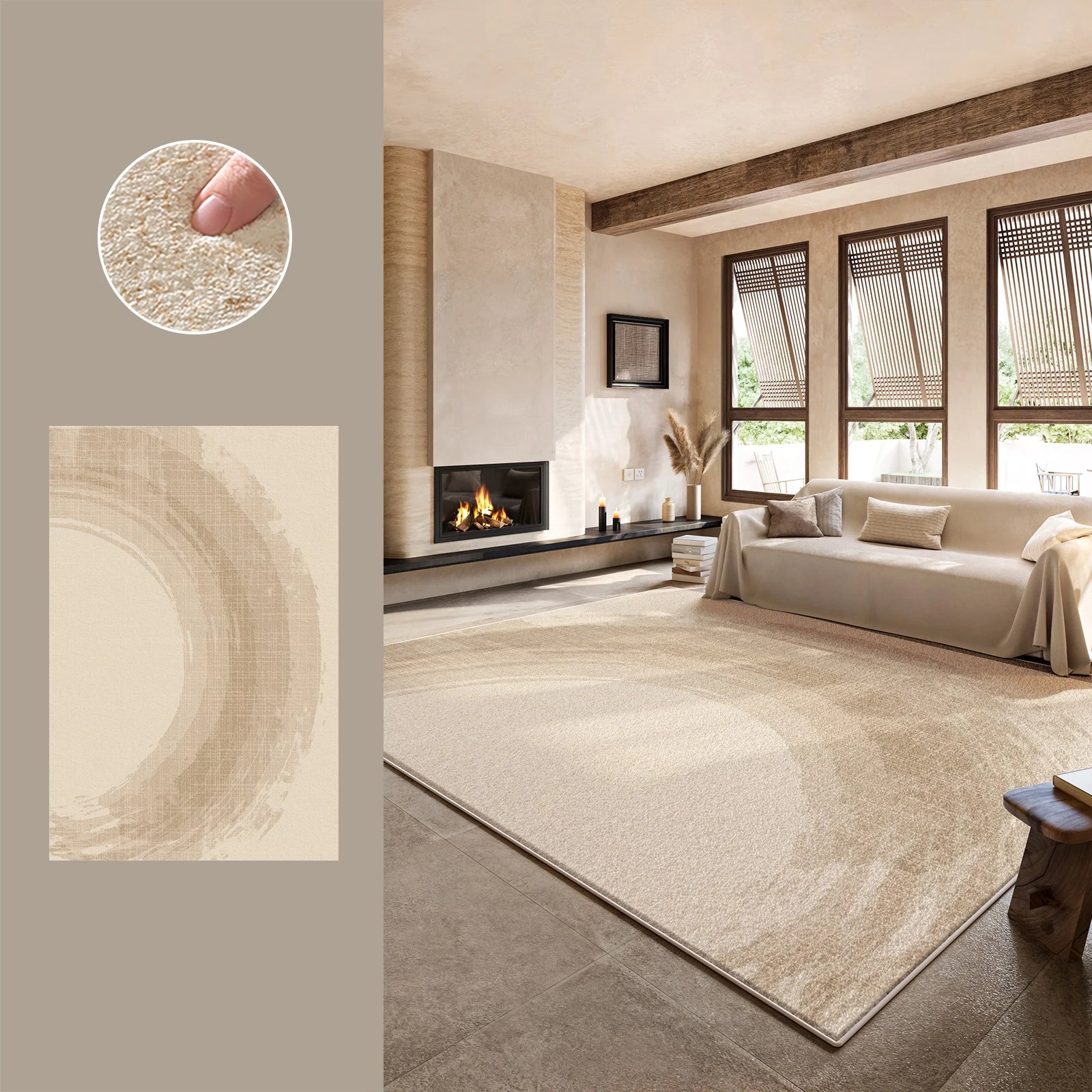 Navak Carpet Large Area Carpet for Living Room Cashmere Imitation Soft Plush Rugs For Bedroom Cloakroom Floor Mats 카페트 거실 대형 Alfombra Salón
