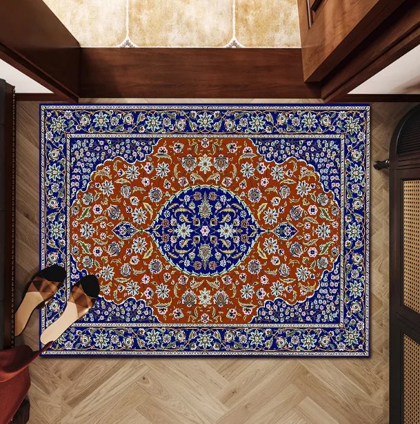 Navak Carpet Persian style Floor Mat Kids Room Bedroom Decoration Balcony Anti-Slip Doormat Living Room Welcome Rug