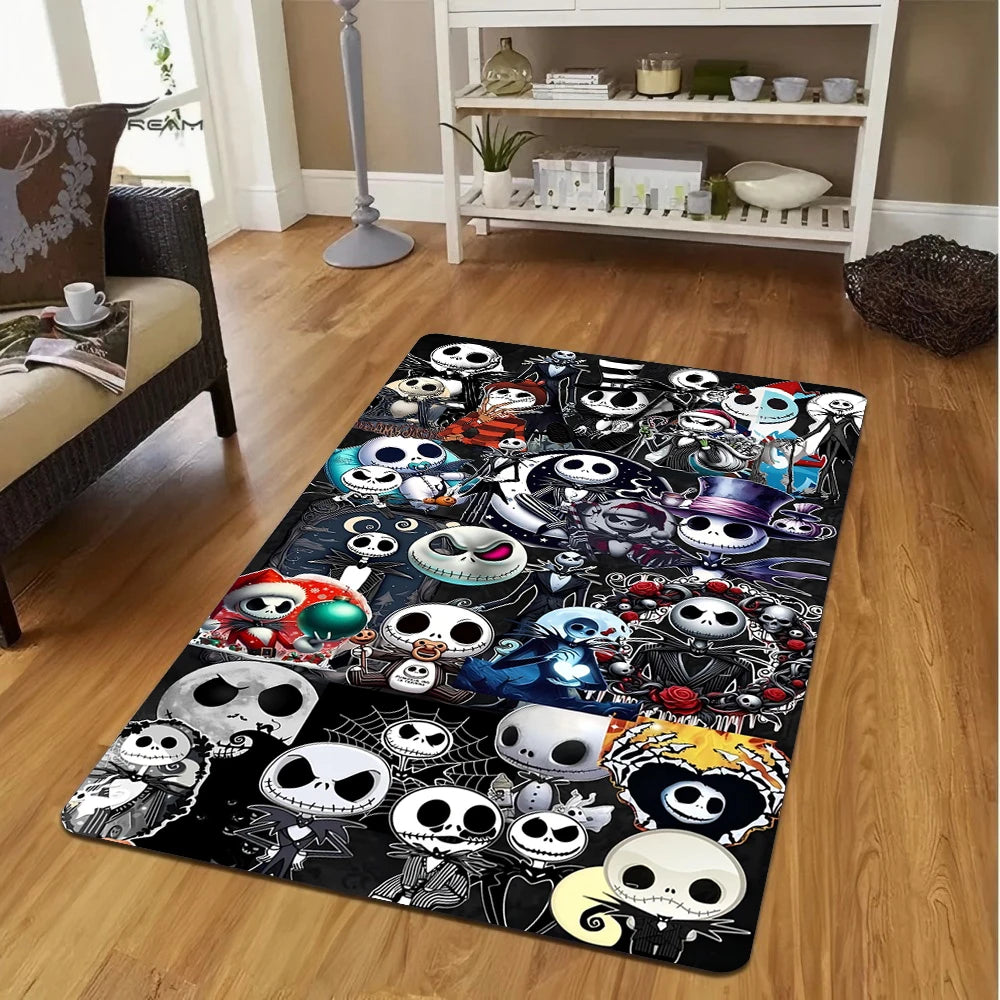 Navak Carpet Daily Picks Disney The Nightmare Before Christmas Jack Skellington Carpets for Girl Room Floor Mat Home Decor Non-Slip Rug Doormat