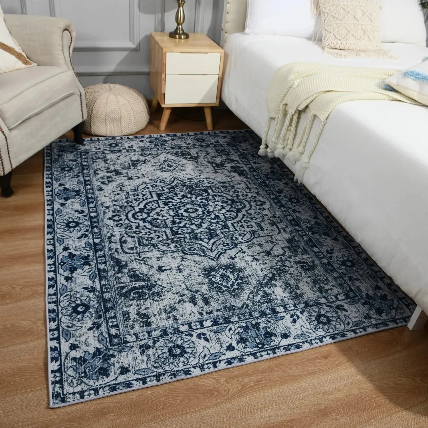 Navak Carpet Turkish Persian Rug for Retro Ethnic Living Room and Bedroom Large Area Decor