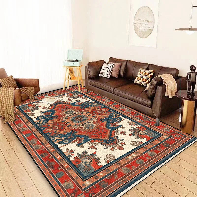 Navak Carpet Persian Carpet Living Room Coffee Tables Easy Cleaning Large Rugs 200x300 Retro Decoration Sofa Rug Bedroom Non-slip Floor Mats
