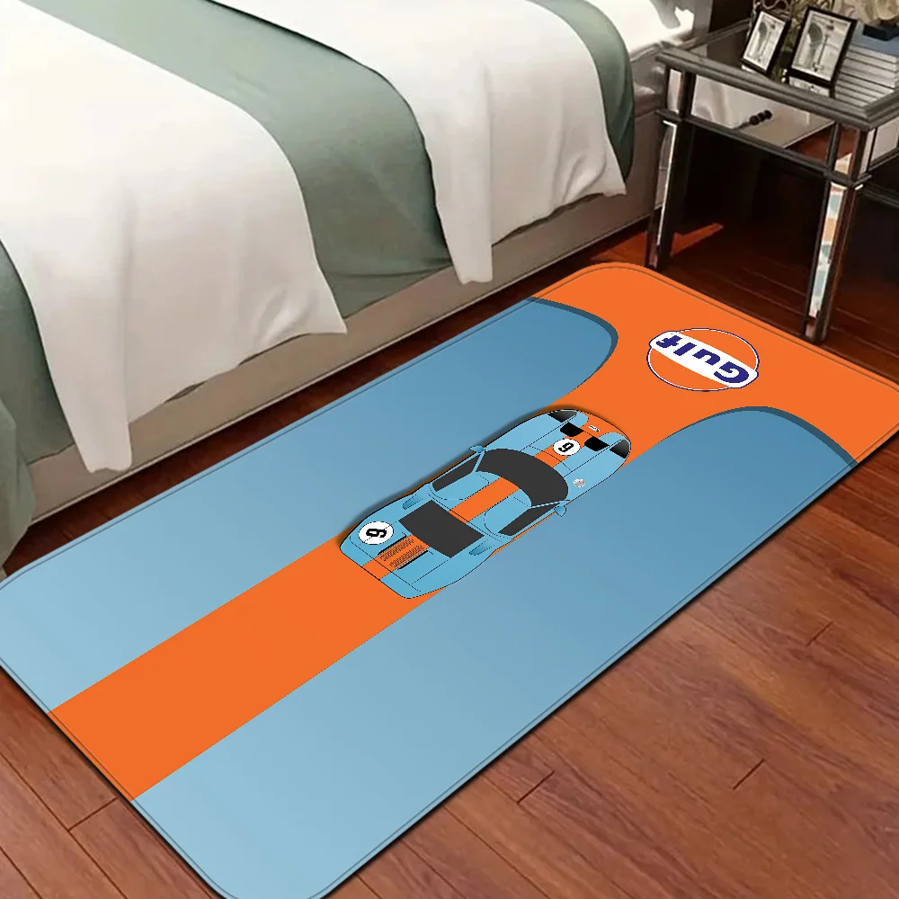 Navak Carpet G-Gulf Racing Car Room Mats er Anti-slip Modern Living Room Balcony Printed Welcome Rug